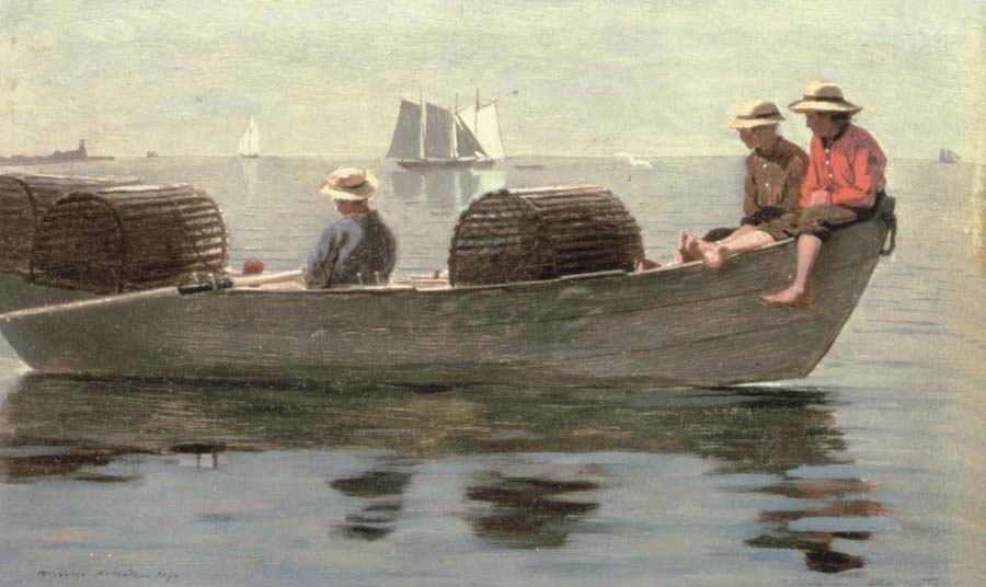 Winslow Homer three boys in a dory